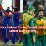 South Africa National Cricket Team vs India National Cricket Team Timeline