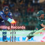 Sri Lanka National Cricket Team vs Pakistan National Cricket Team Match Scorecard