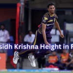 Prasidh Krishna Height in Feet