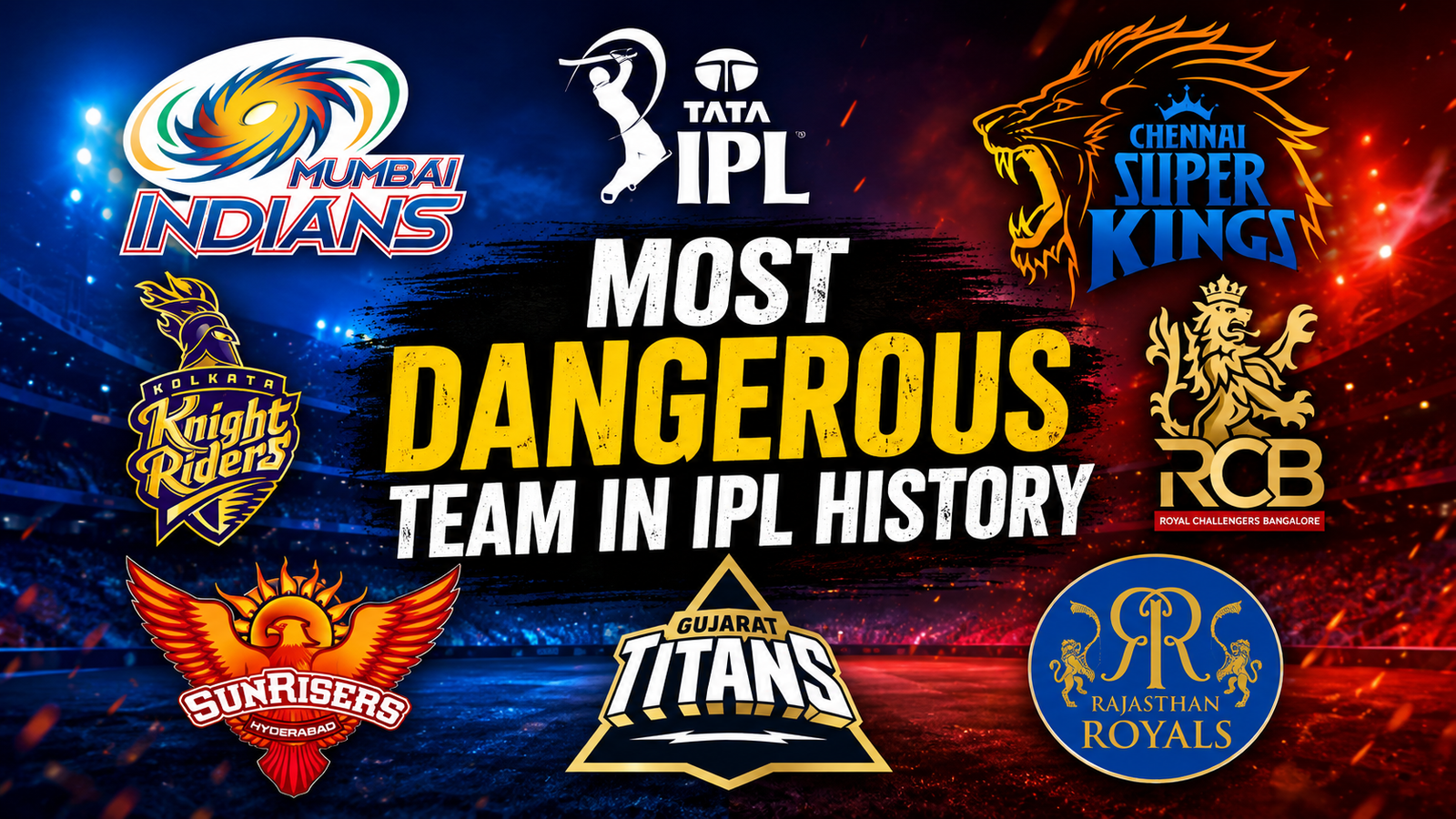 Most Dangerous Team in IPL History? Ranking the 10 Teams Opponents Fear the Most 
