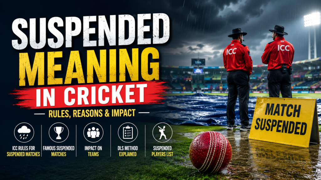 Suspended Meaning in Cricket
