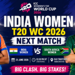 India Women T20 WC 2026 next match