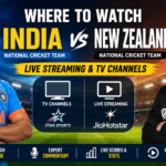 Where to Watch India National Cricket Team vs New Zealand National Cricket Team