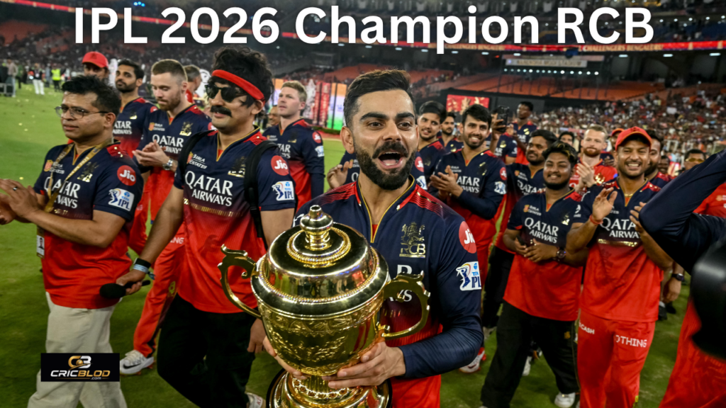 IPL 2026 Champion RCB