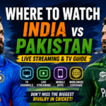Where to Watch India National Cricket Team vs Pakistan National Cricket Team