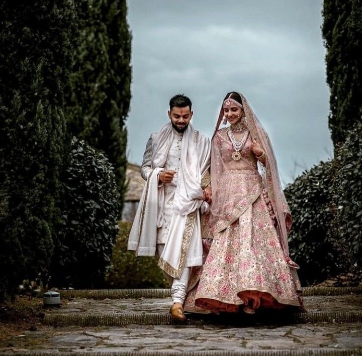 virat kohli and anushka sharma wedding photos