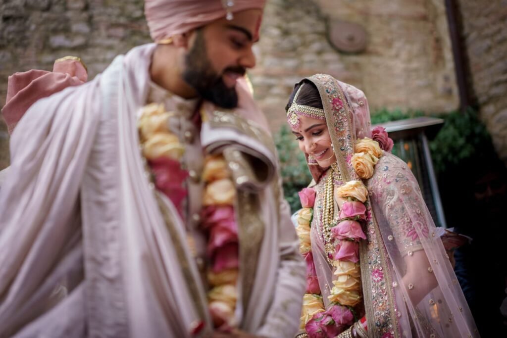 virat kohli and anushka sharma wedding photos