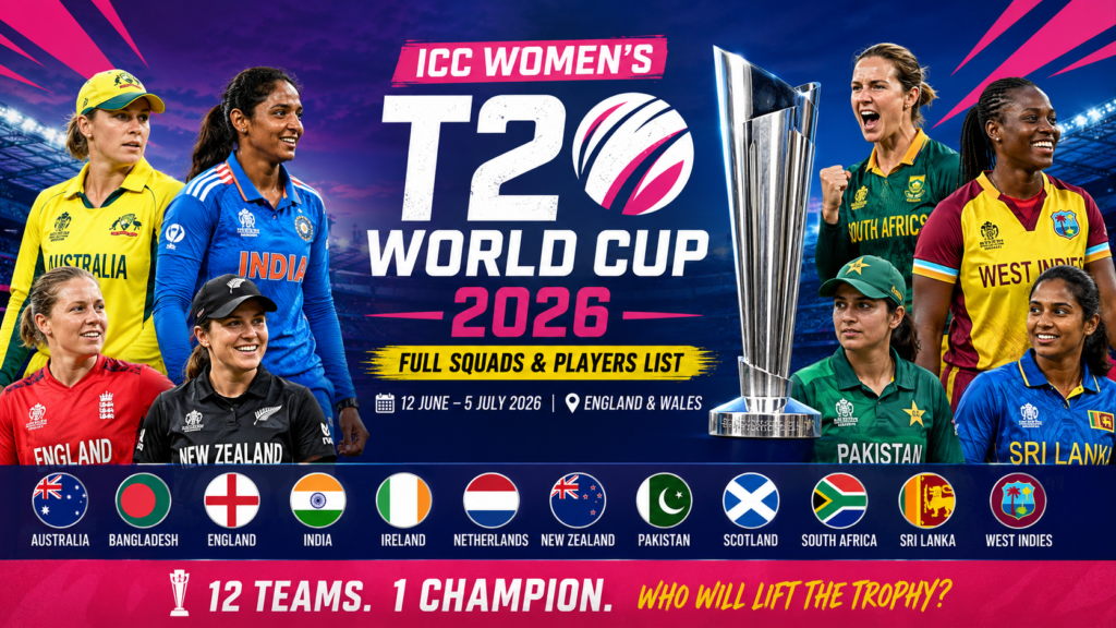 Women T20 World Cup Squad 2026