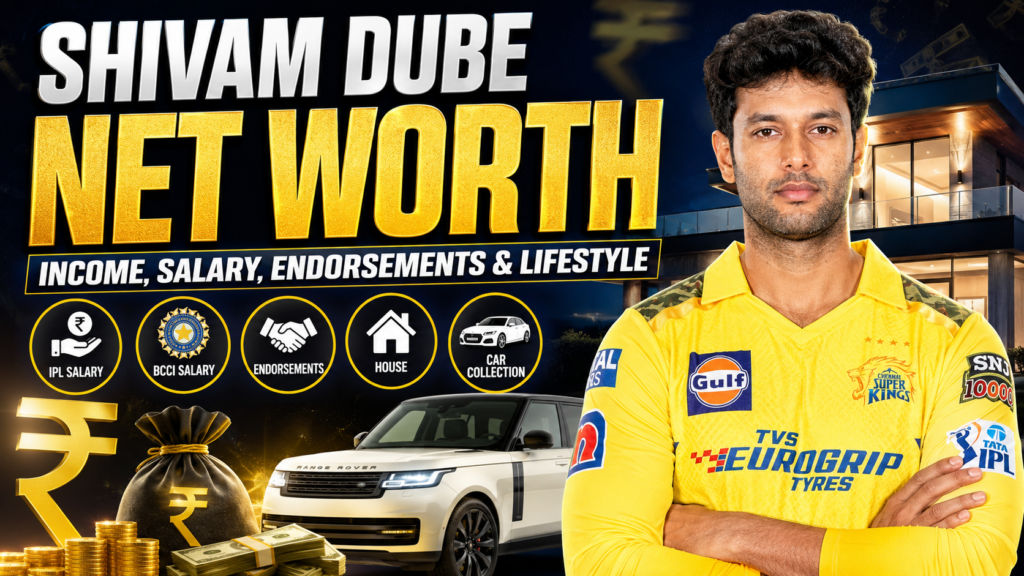 Shivam Dube Net Worth