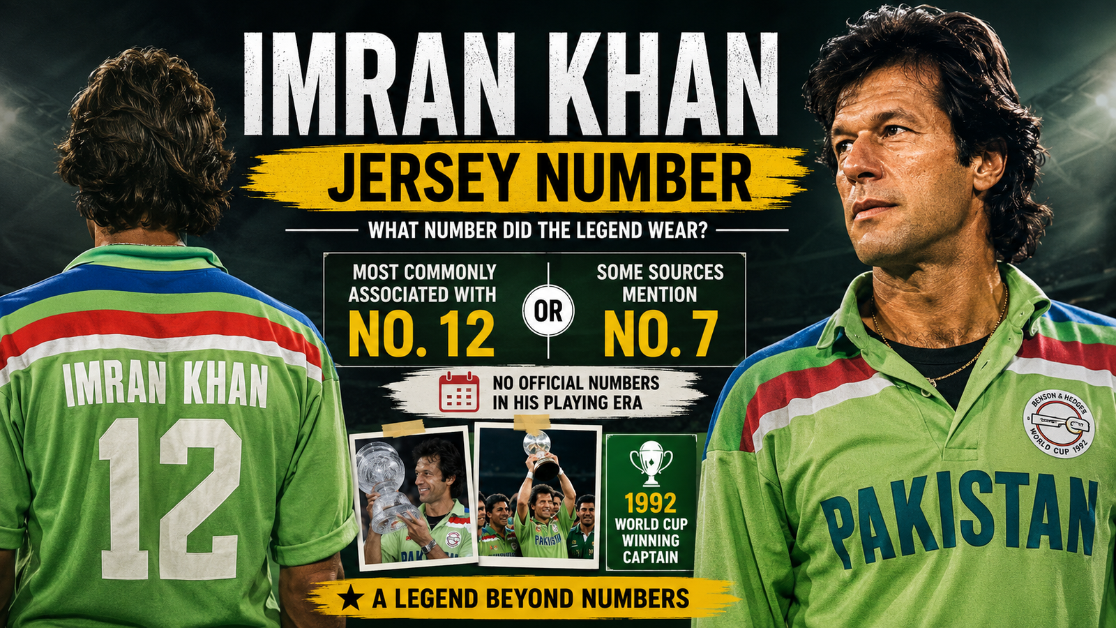 Imran Khan Jersey Number