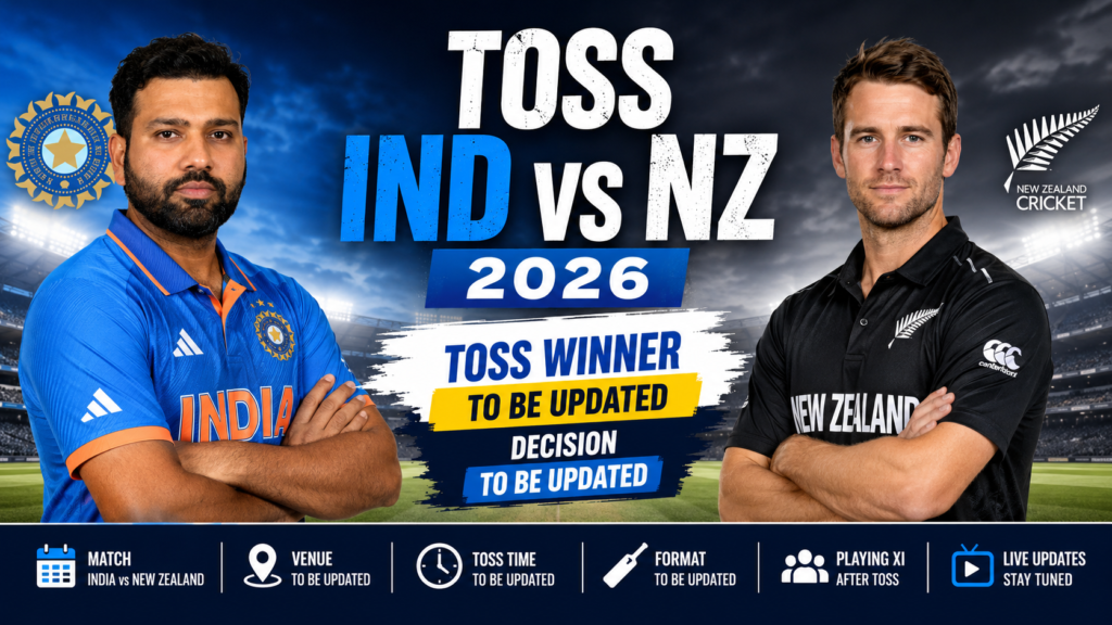 Toss IND vs NZ