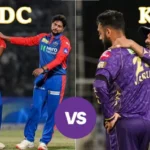 Kolkata Knight Riders vs Delhi Capitals Match Scorecard